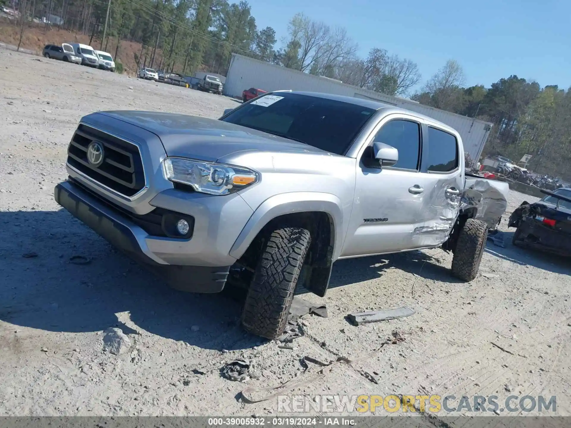 2 Photograph of a damaged car 5TFAZ5CN5MX118606 TOYOTA TACOMA 2021