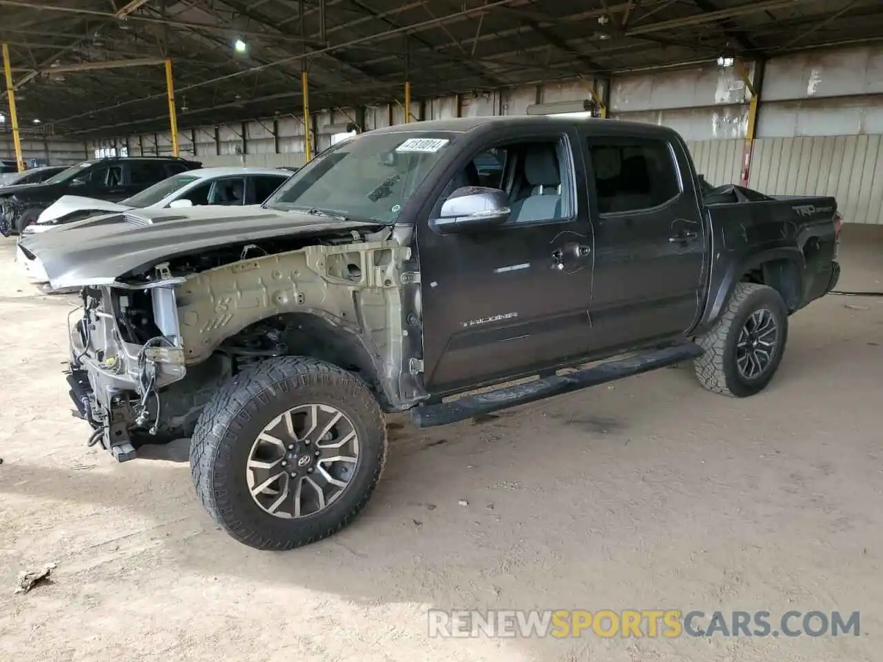 1 Photograph of a damaged car 5TFAZ5CN6MX099564 TOYOTA TACOMA 2021