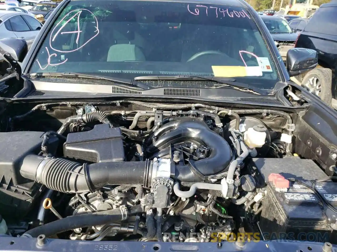 7 Photograph of a damaged car 5TFAZ5CN6MX100017 TOYOTA TACOMA 2021