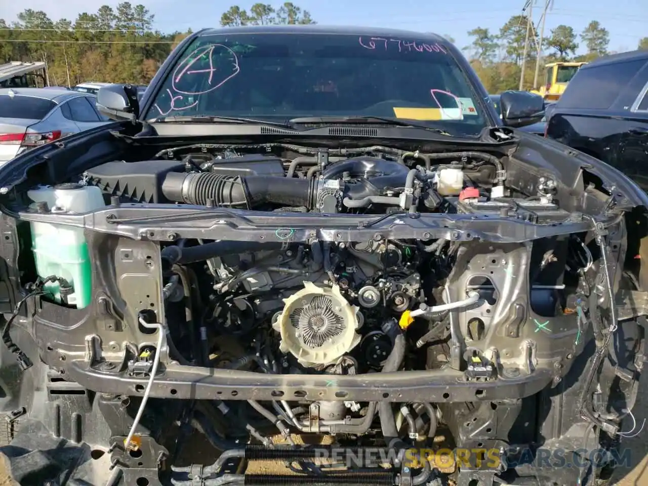 9 Photograph of a damaged car 5TFAZ5CN6MX100017 TOYOTA TACOMA 2021