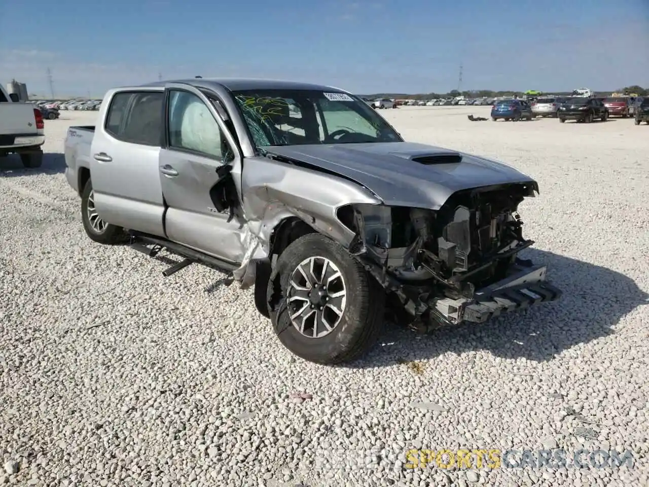 1 Photograph of a damaged car 5TFAZ5CN6MX101233 TOYOTA TACOMA 2021