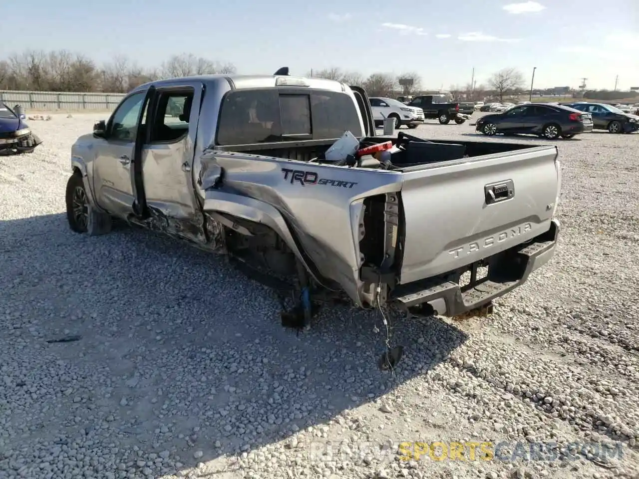 3 Photograph of a damaged car 5TFAZ5CN6MX101233 TOYOTA TACOMA 2021