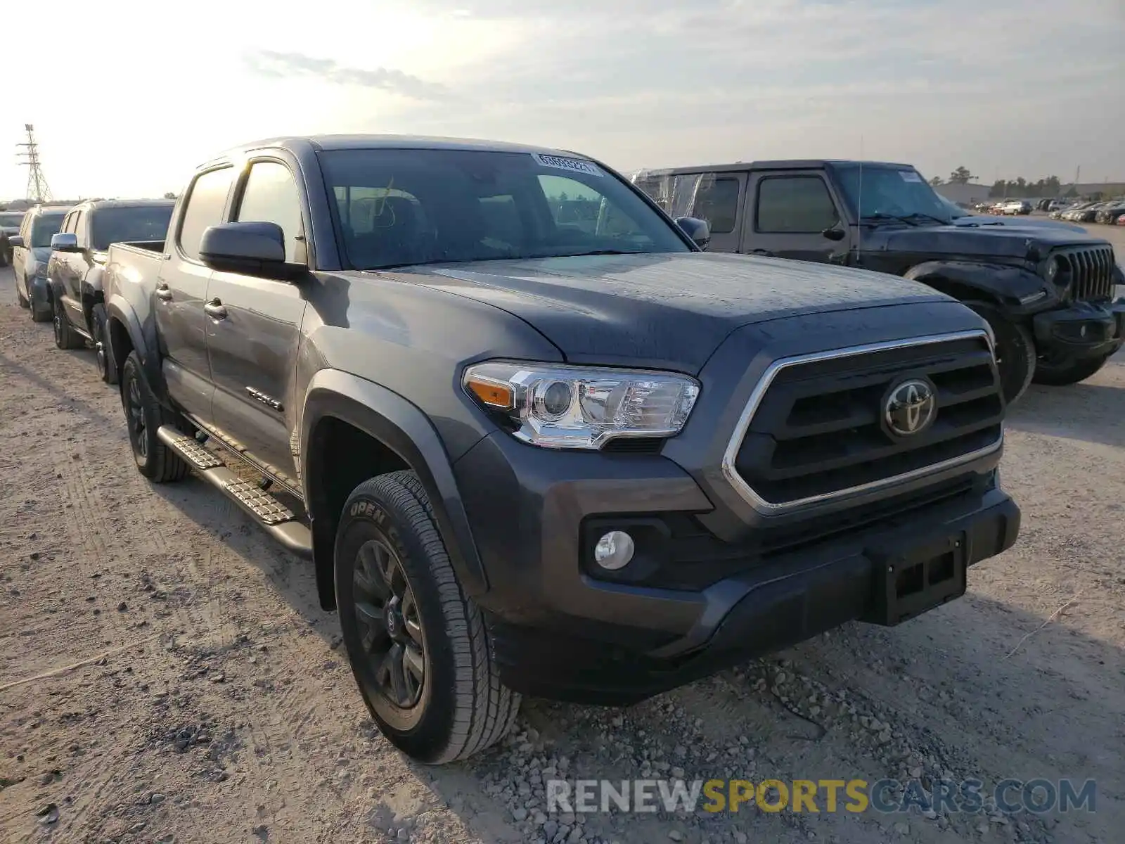 1 Photograph of a damaged car 5TFAZ5CN6MX105511 TOYOTA TACOMA 2021