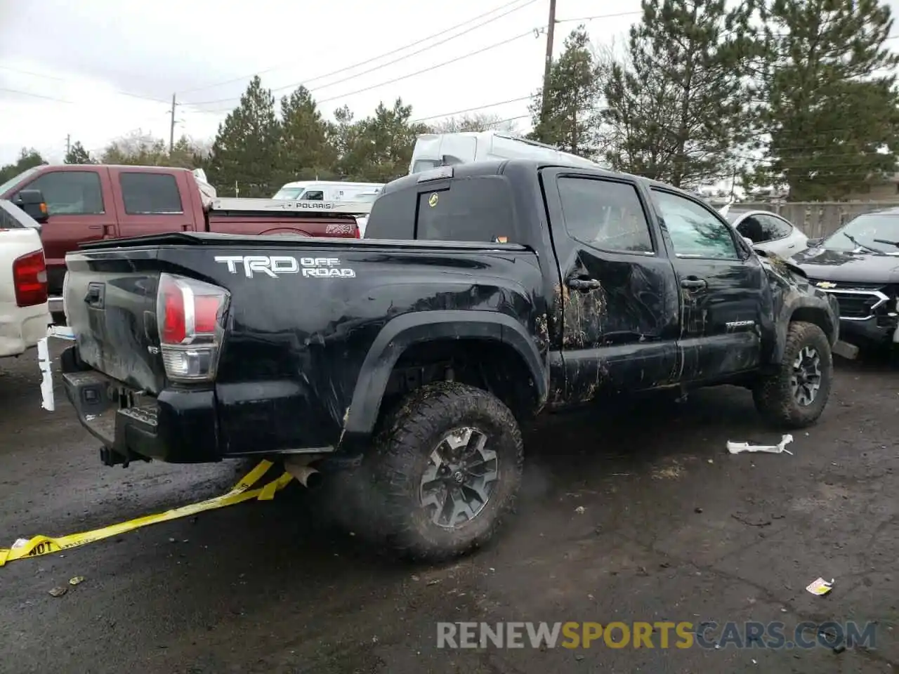 3 Photograph of a damaged car 5TFAZ5CN6MX108280 TOYOTA TACOMA 2021