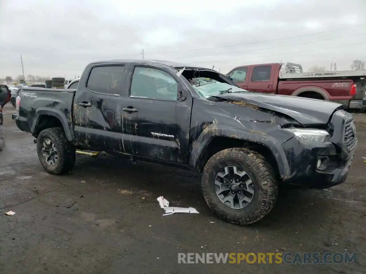 4 Фотография поврежденного автомобиля 5TFAZ5CN6MX108280 TOYOTA TACOMA 2021