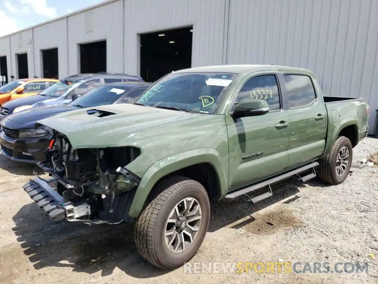 2 Photograph of a damaged car 5TFAZ5CN6MX111180 TOYOTA TACOMA 2021