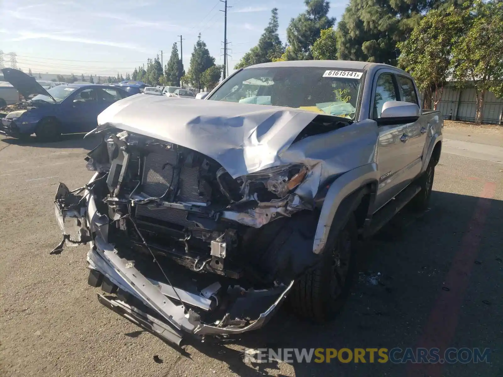 9 Photograph of a damaged car 5TFAZ5CN6MX117495 TOYOTA TACOMA 2021