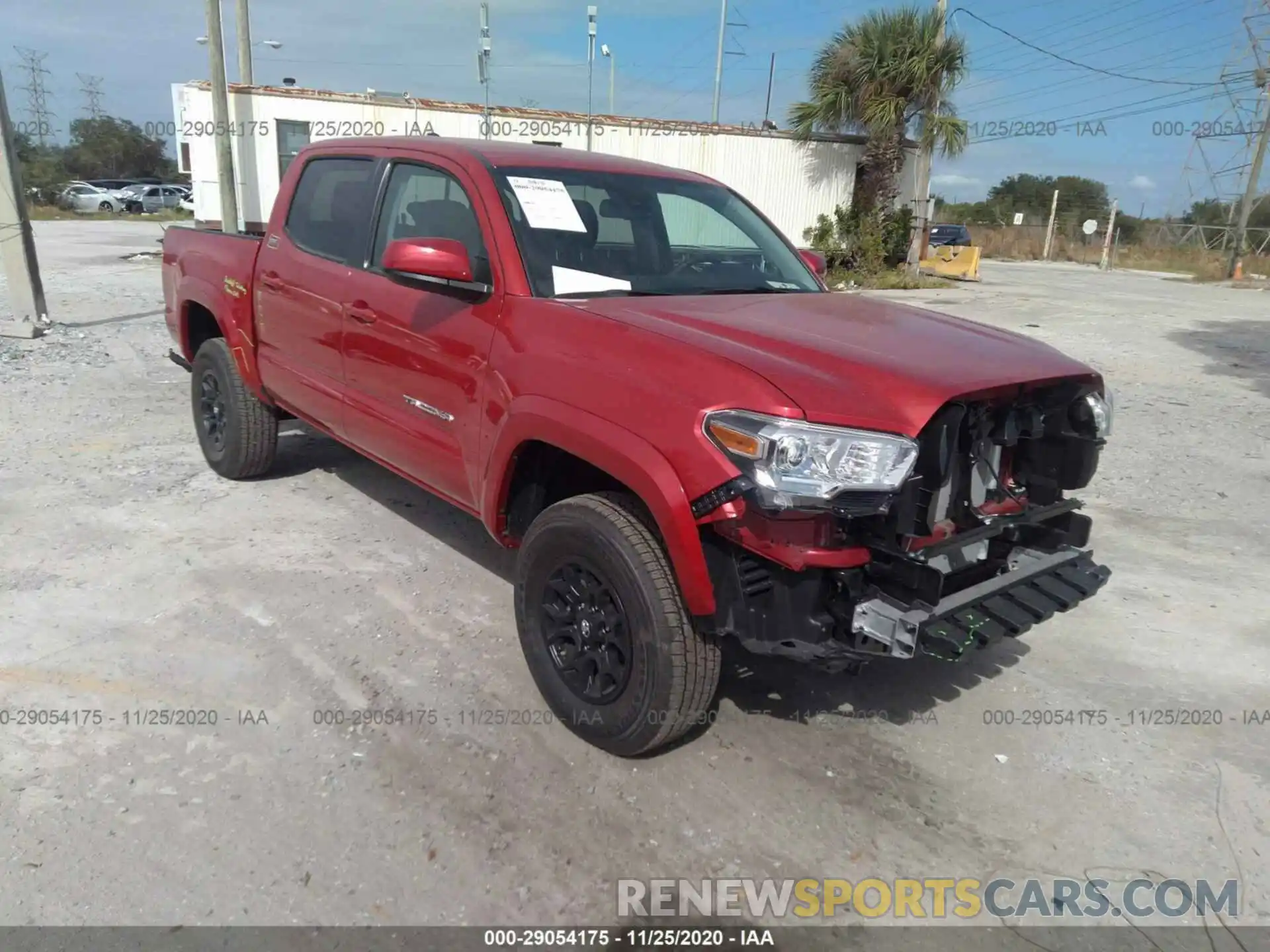 1 Photograph of a damaged car 5TFAZ5CN7MX095457 TOYOTA TACOMA 2021