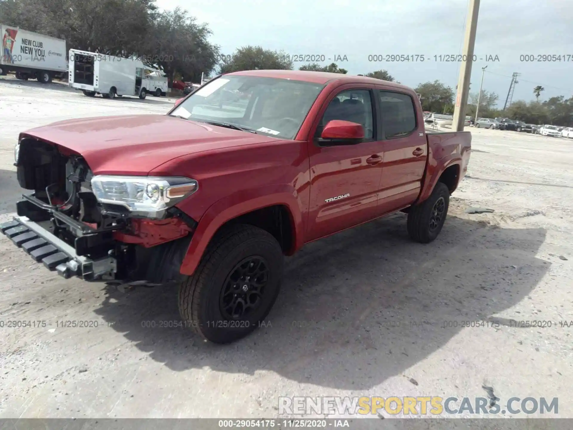 2 Photograph of a damaged car 5TFAZ5CN7MX095457 TOYOTA TACOMA 2021