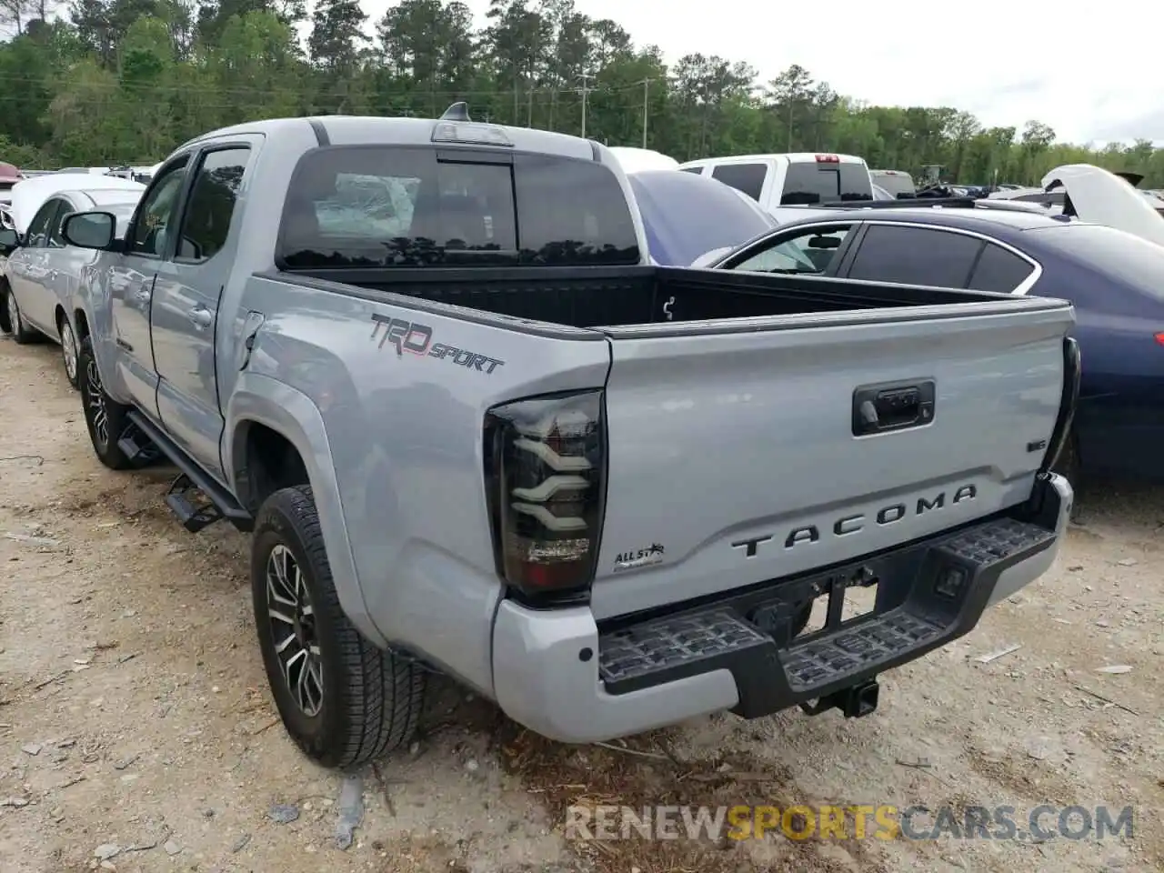 3 Photograph of a damaged car 5TFAZ5CN7MX097144 TOYOTA TACOMA 2021