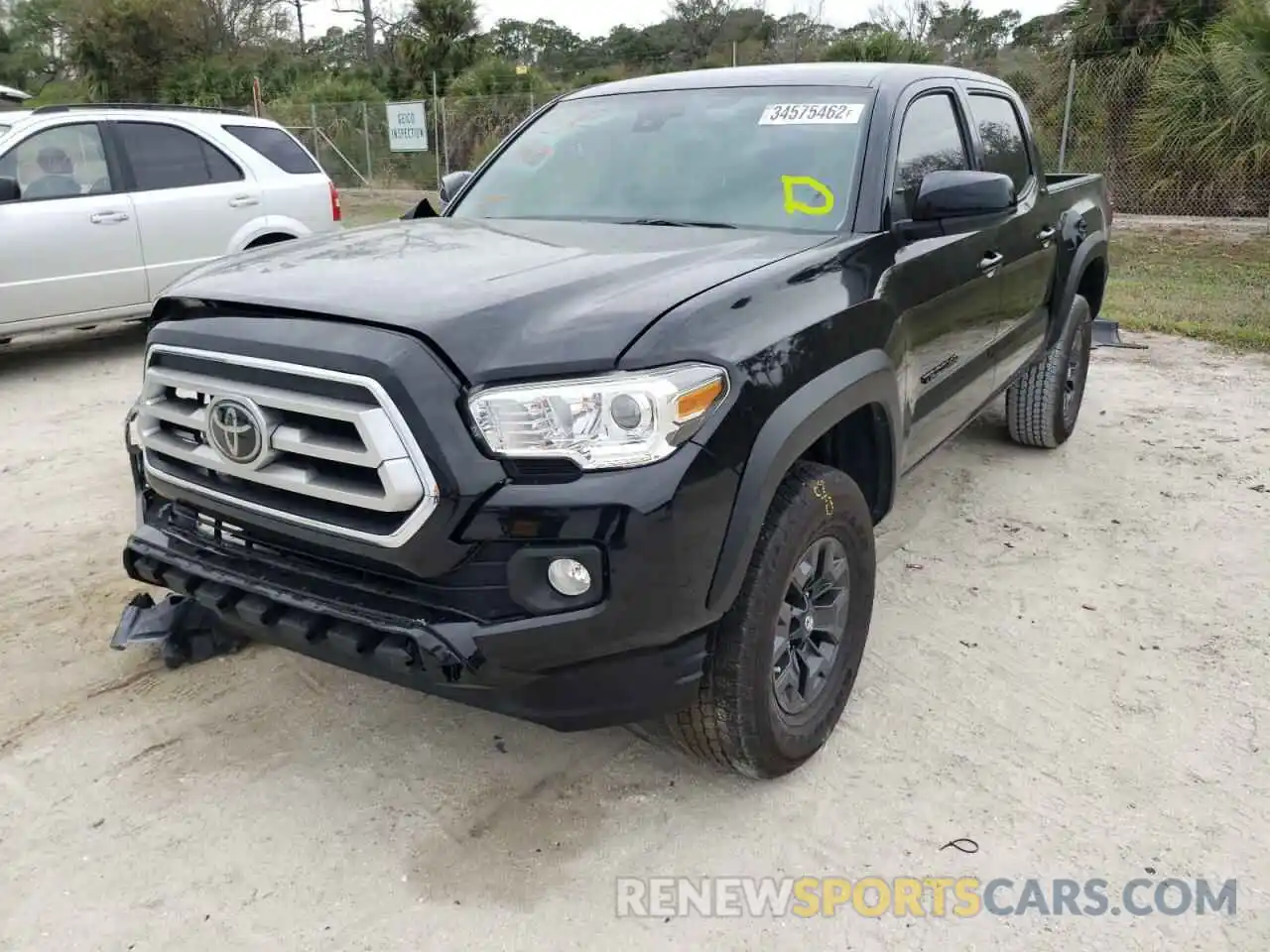 2 Photograph of a damaged car 5TFAZ5CN7MX099282 TOYOTA TACOMA 2021