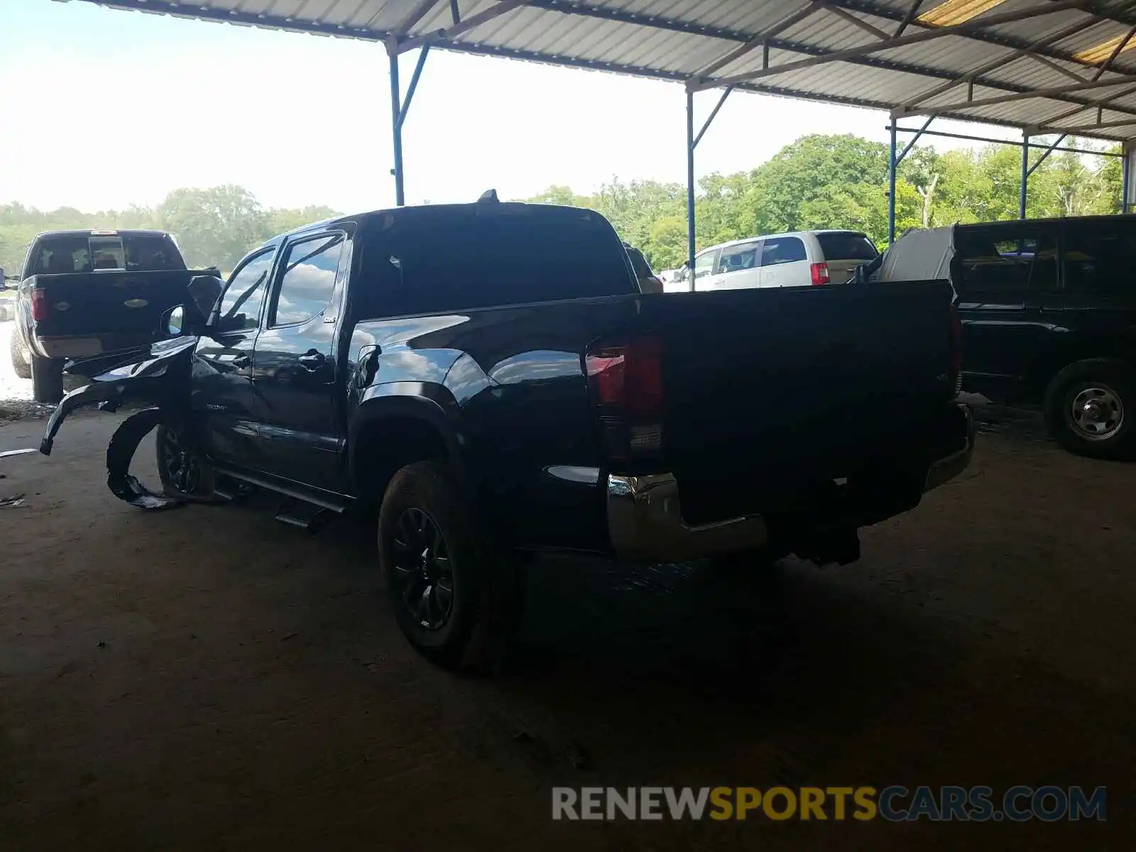 3 Photograph of a damaged car 5TFAZ5CN7MX102472 TOYOTA TACOMA 2021