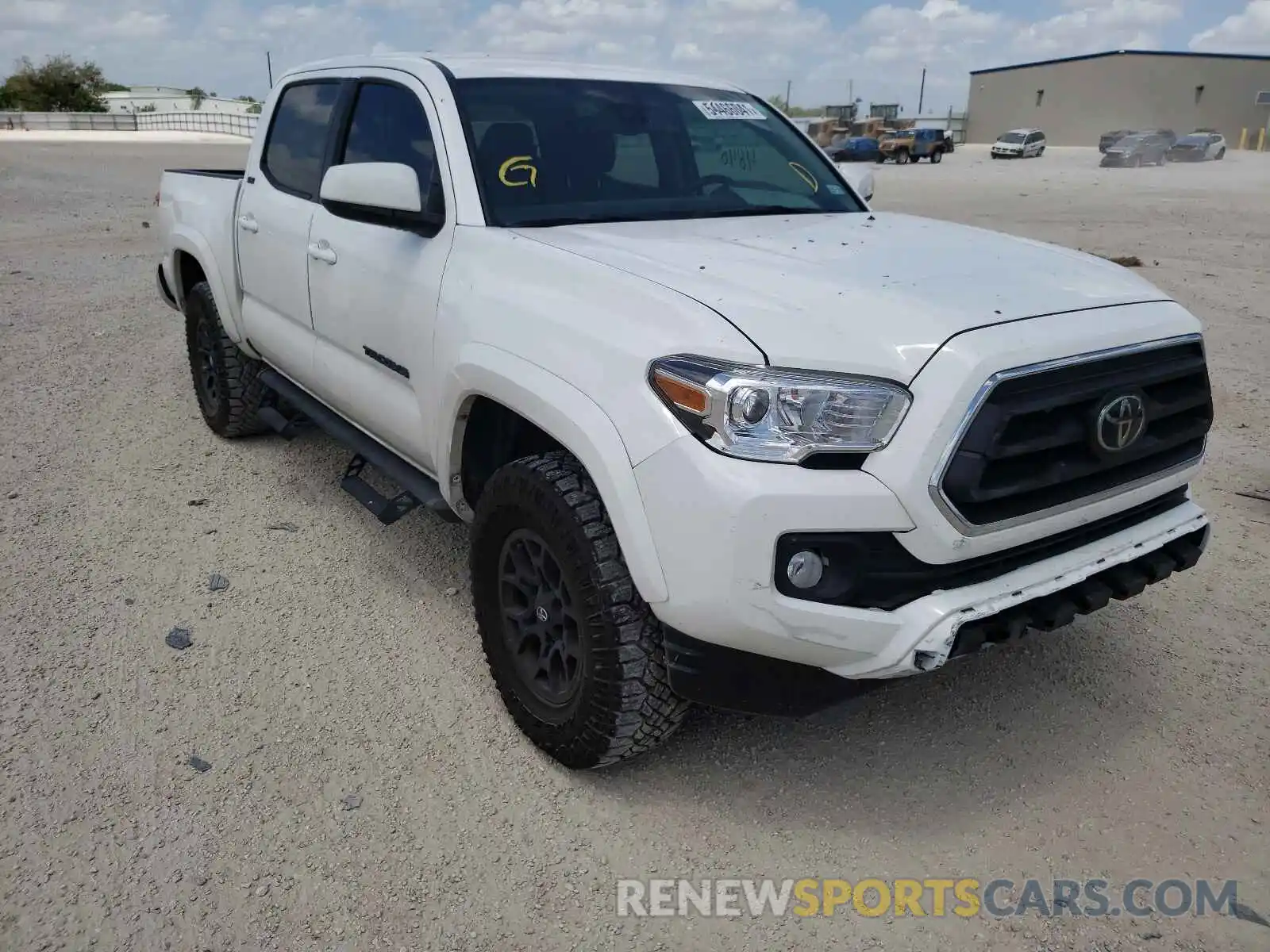 1 Photograph of a damaged car 5TFAZ5CN7MX104044 TOYOTA TACOMA 2021