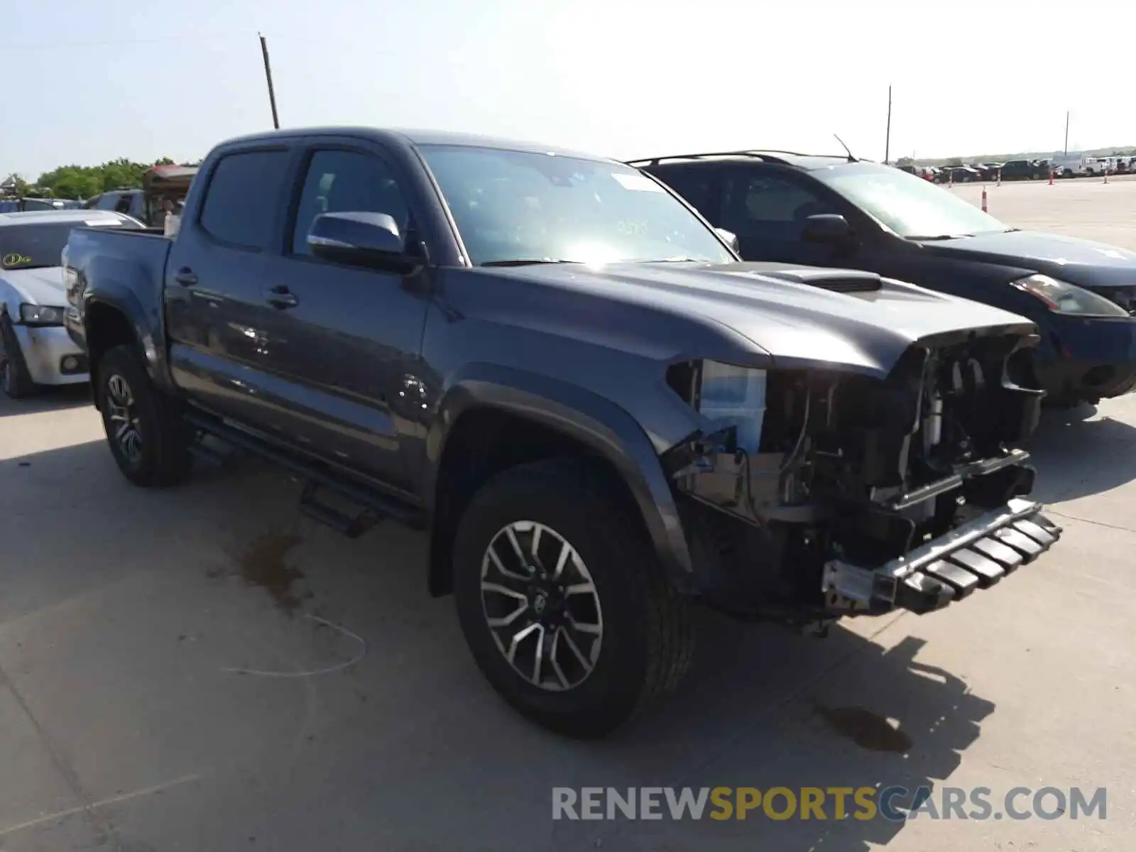 1 Photograph of a damaged car 5TFAZ5CN7MX106912 TOYOTA TACOMA 2021