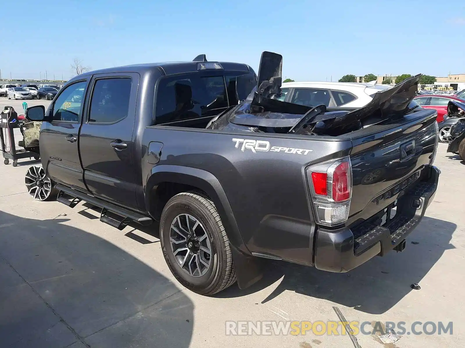 3 Photograph of a damaged car 5TFAZ5CN7MX106912 TOYOTA TACOMA 2021