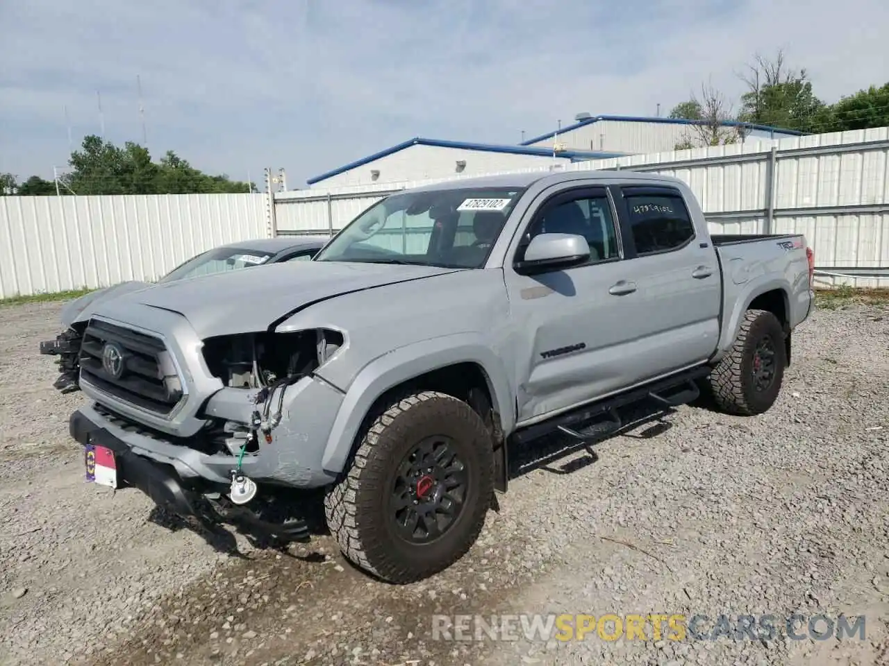 2 Photograph of a damaged car 5TFAZ5CN7MX107154 TOYOTA TACOMA 2021