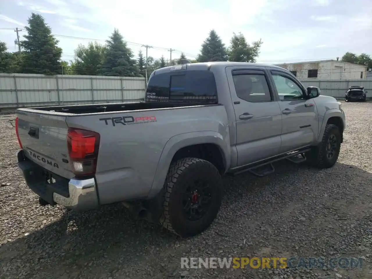 4 Photograph of a damaged car 5TFAZ5CN7MX107154 TOYOTA TACOMA 2021