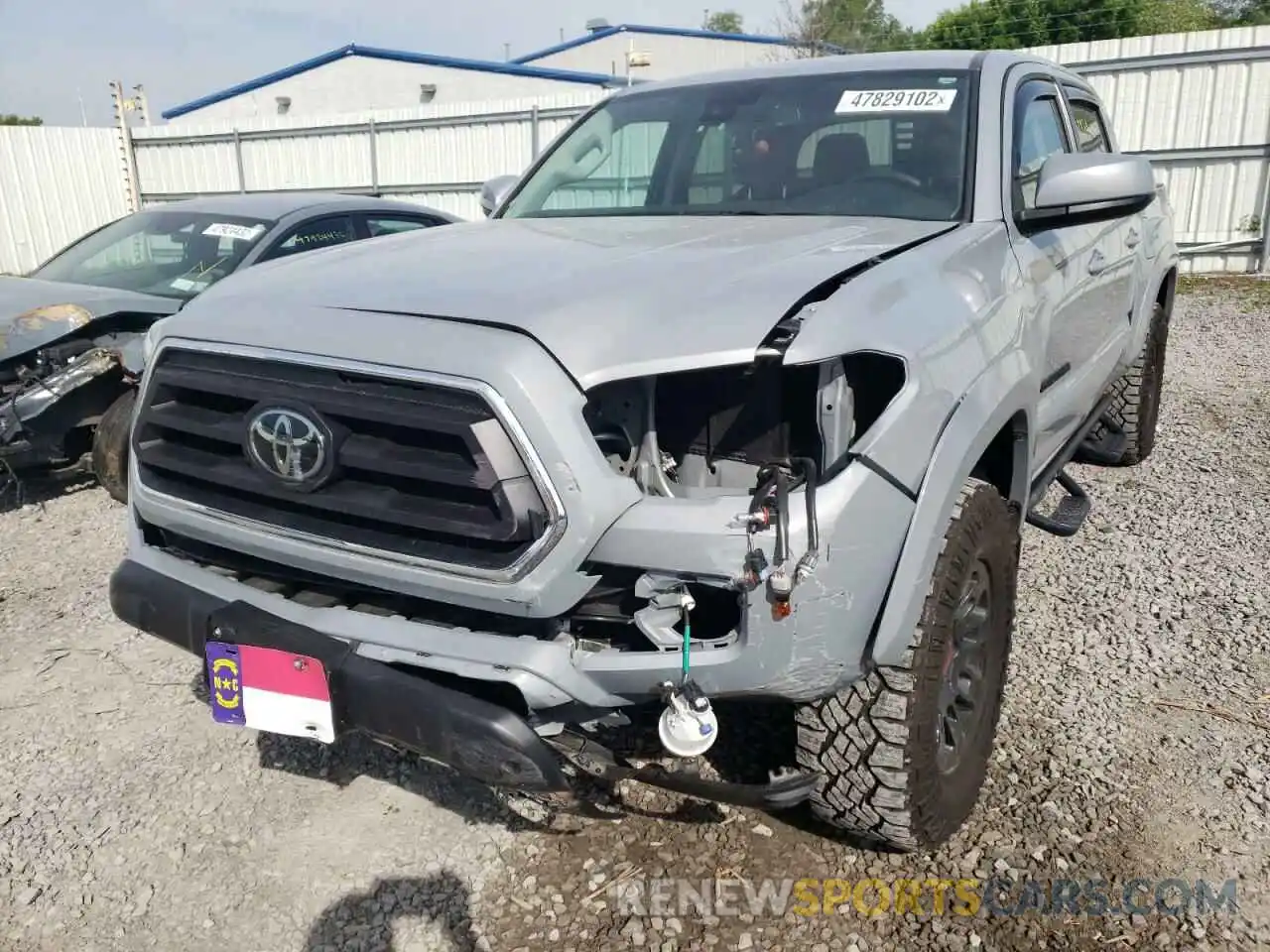 9 Photograph of a damaged car 5TFAZ5CN7MX107154 TOYOTA TACOMA 2021