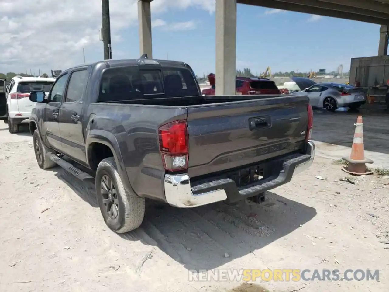 3 Photograph of a damaged car 5TFAZ5CN7MX108627 TOYOTA TACOMA 2021