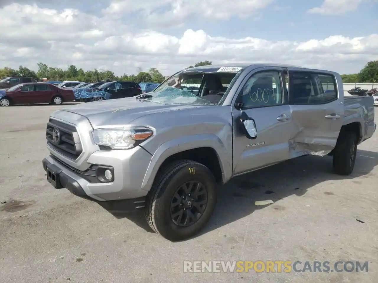 9 Photograph of a damaged car 5TFAZ5CN7MX109180 TOYOTA TACOMA 2021