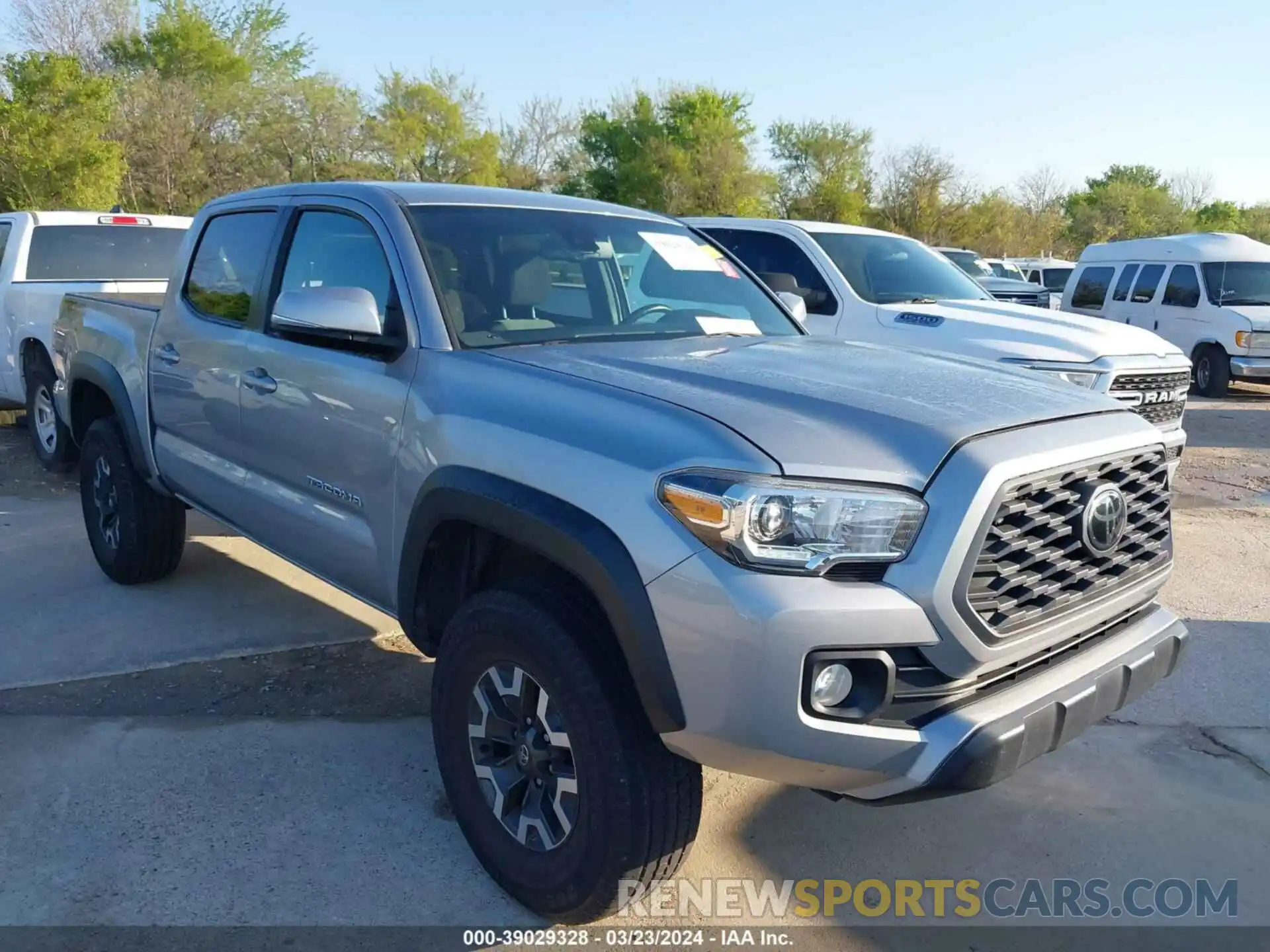 1 Photograph of a damaged car 5TFAZ5CN7MX109924 TOYOTA TACOMA 2021