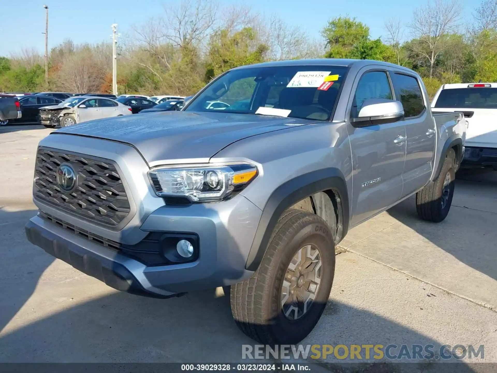 2 Photograph of a damaged car 5TFAZ5CN7MX109924 TOYOTA TACOMA 2021