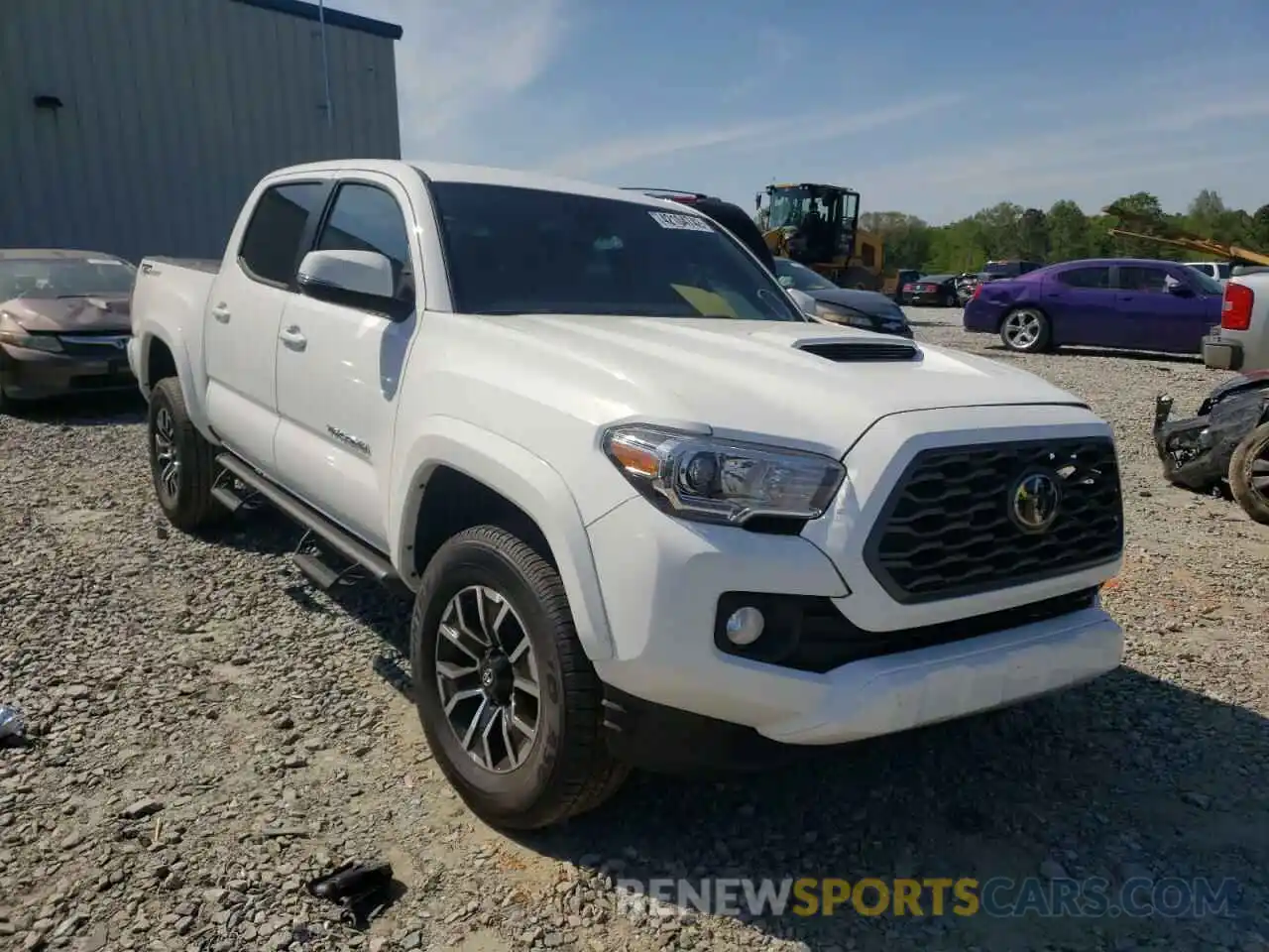 1 Photograph of a damaged car 5TFAZ5CN7MX110023 TOYOTA TACOMA 2021