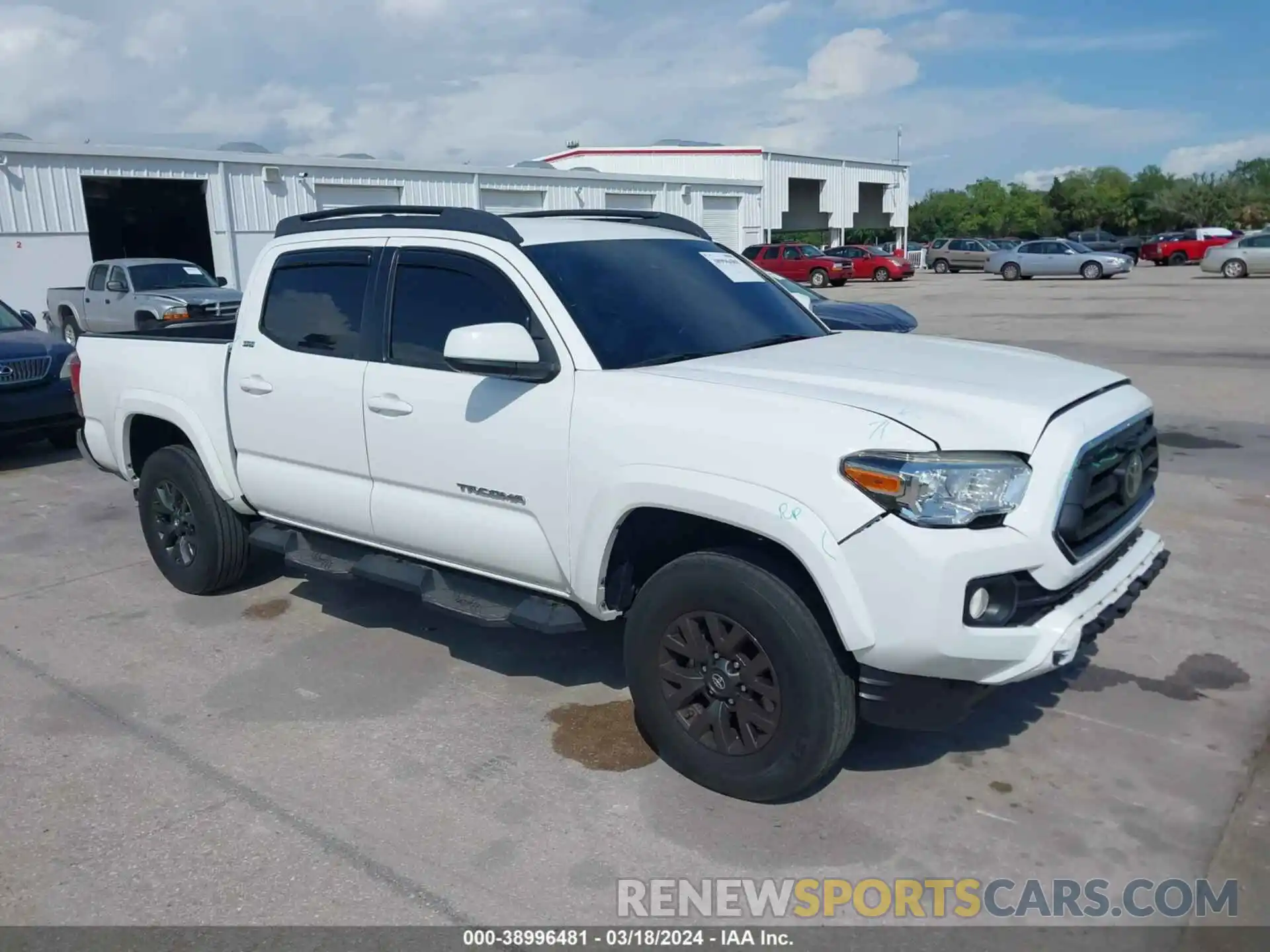 1 Photograph of a damaged car 5TFAZ5CN8MX096813 TOYOTA TACOMA 2021