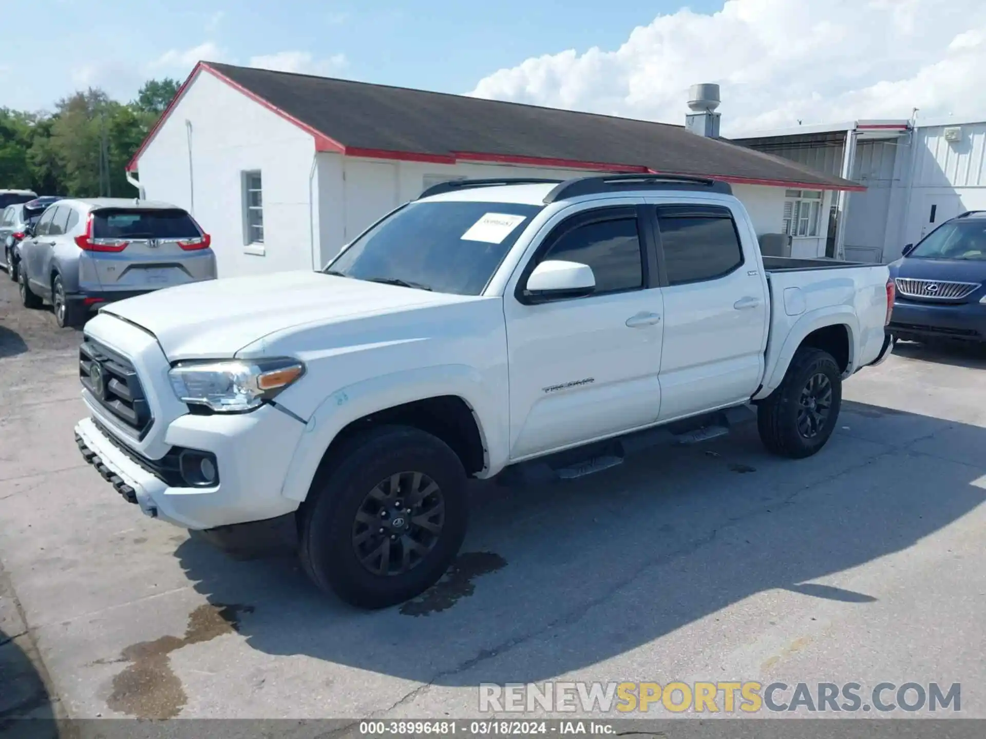 2 Photograph of a damaged car 5TFAZ5CN8MX096813 TOYOTA TACOMA 2021