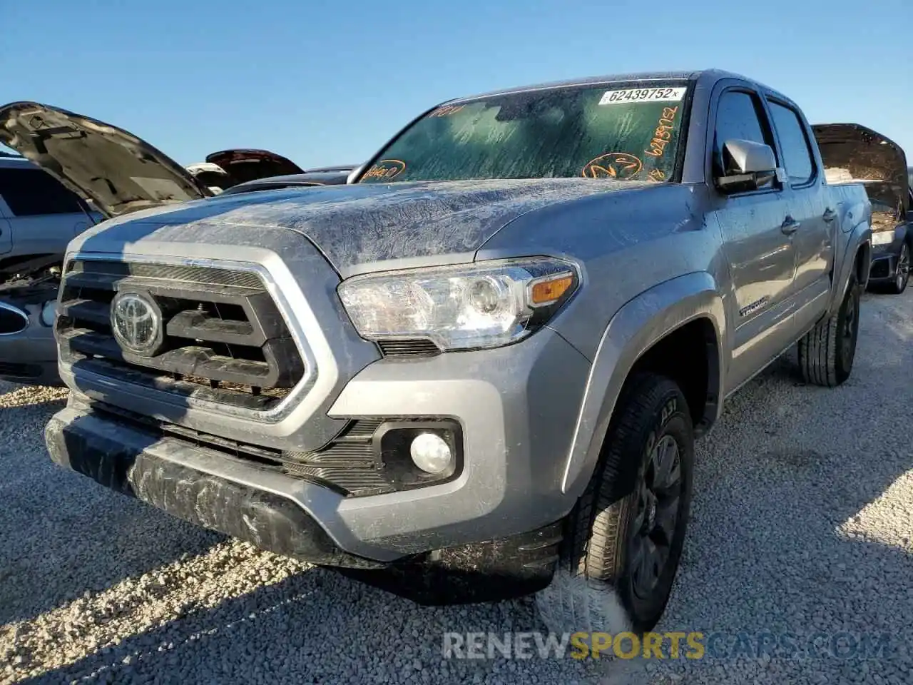 2 Photograph of a damaged car 5TFAZ5CN8MX101394 TOYOTA TACOMA 2021