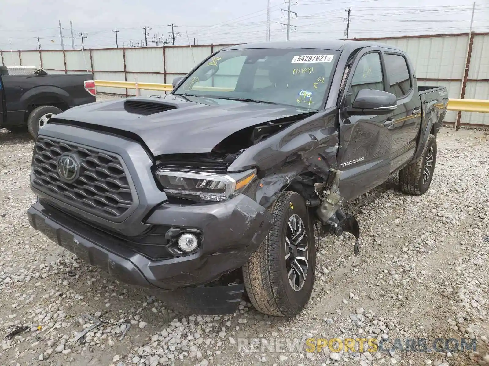 2 Photograph of a damaged car 5TFAZ5CN8MX101931 TOYOTA TACOMA 2021