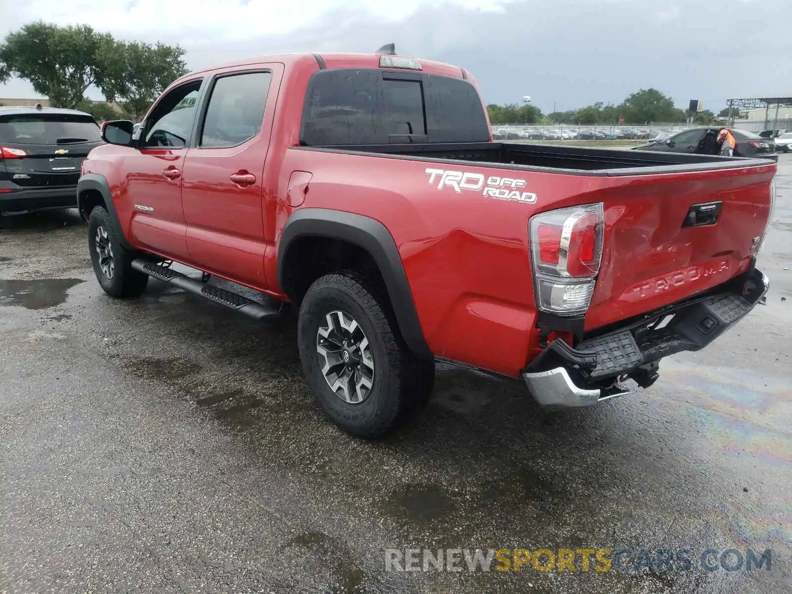 3 Photograph of a damaged car 5TFAZ5CN8MX102769 TOYOTA TACOMA 2021