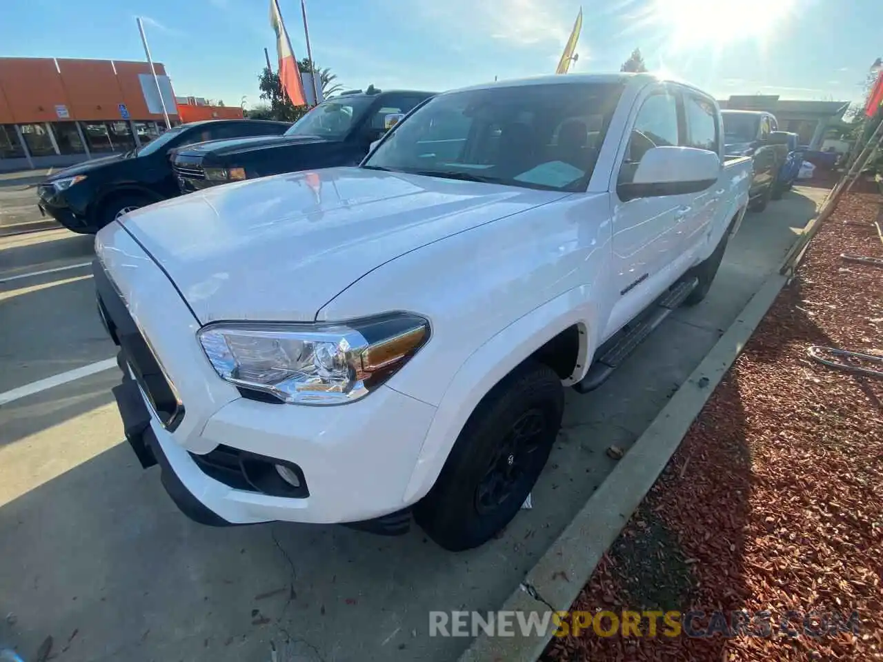 2 Photograph of a damaged car 5TFAZ5CN8MX105798 TOYOTA TACOMA 2021