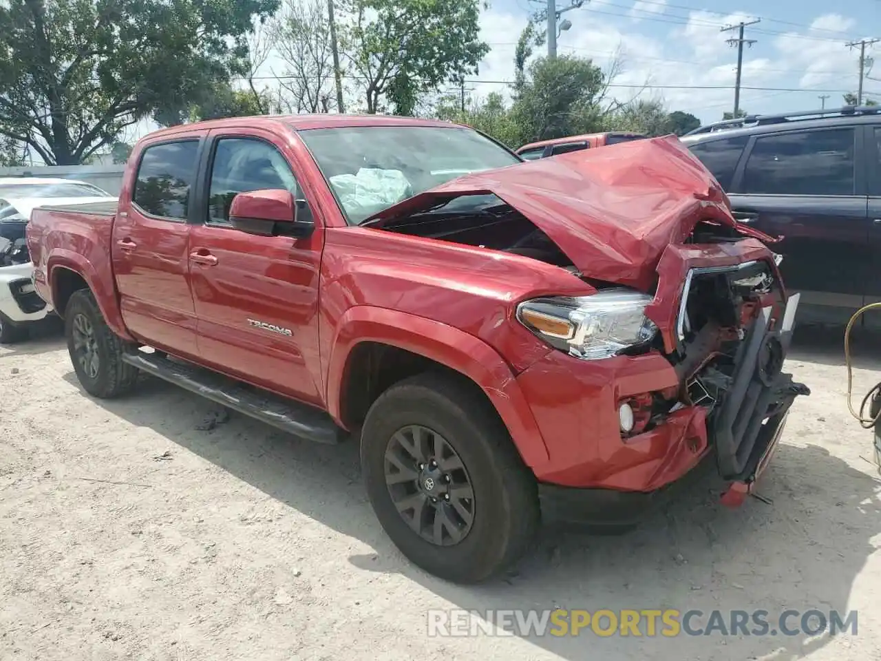 4 Фотография поврежденного автомобиля 5TFAZ5CN8MX109026 TOYOTA TACOMA 2021