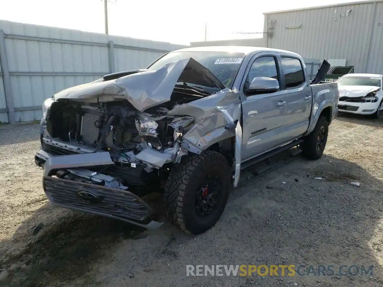 2 Photograph of a damaged car 5TFAZ5CN8MX114114 TOYOTA TACOMA 2021