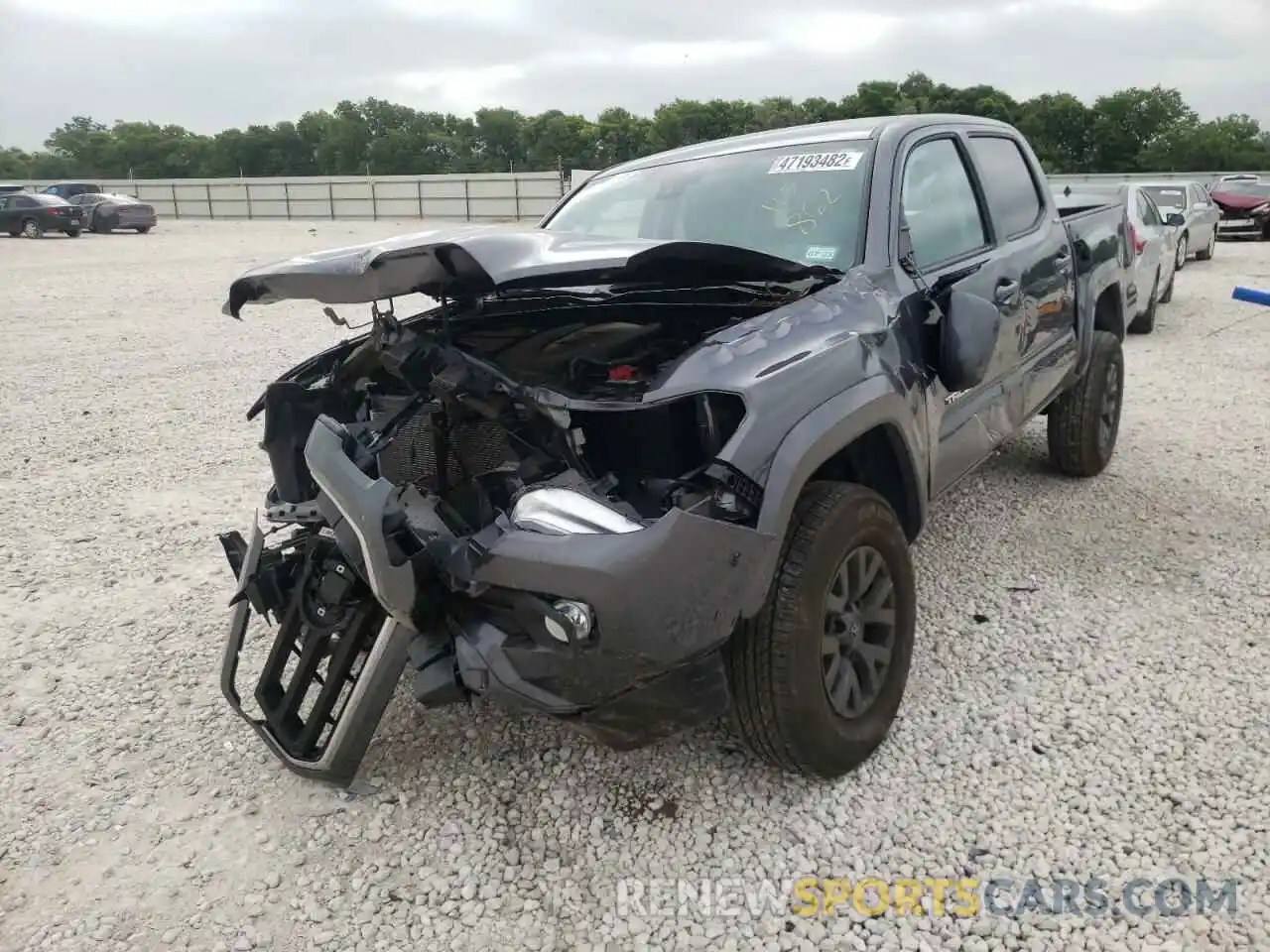 2 Photograph of a damaged car 5TFAZ5CN8MX115862 TOYOTA TACOMA 2021