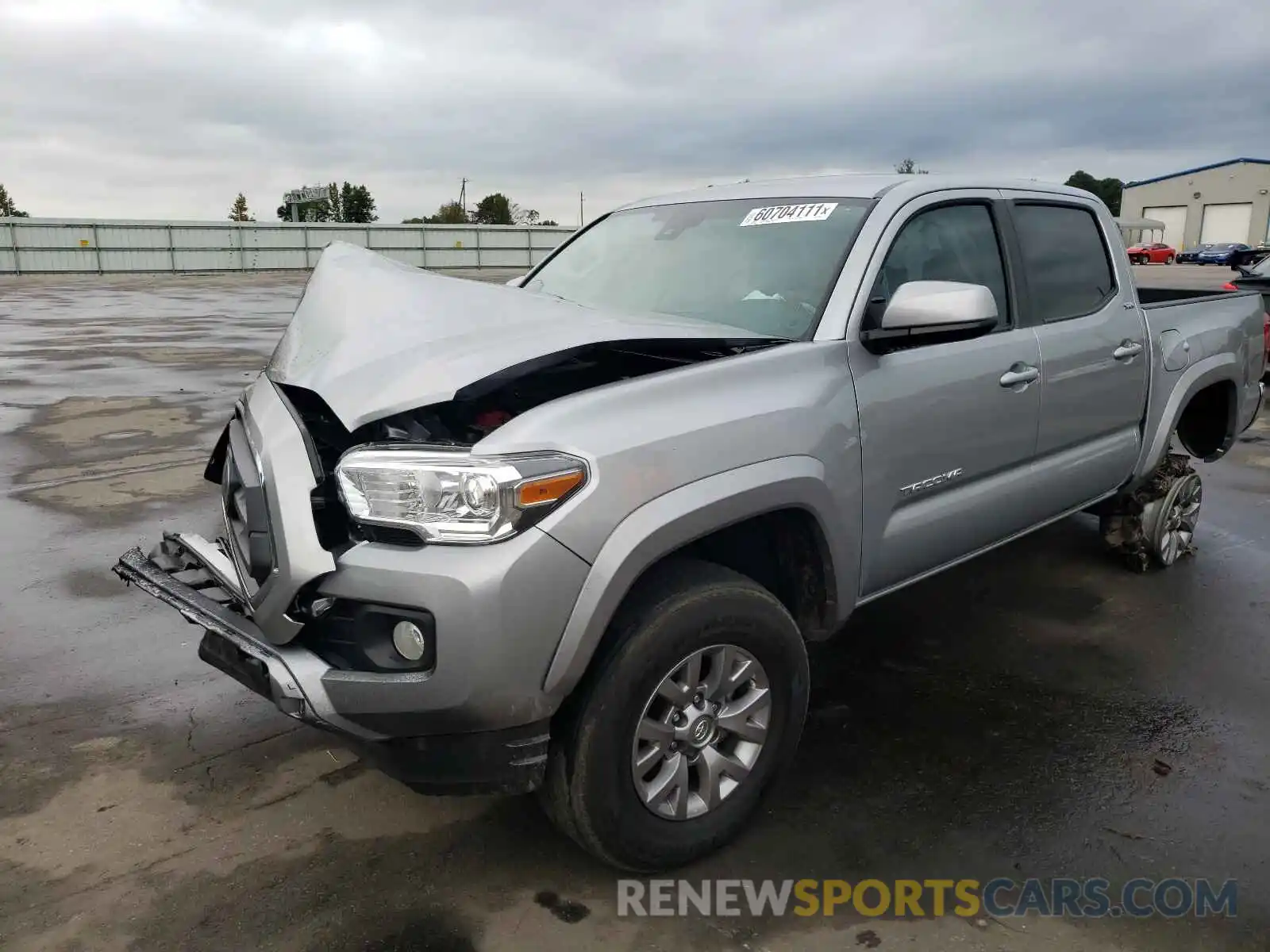 2 Photograph of a damaged car 5TFAZ5CN8MX116977 TOYOTA TACOMA 2021