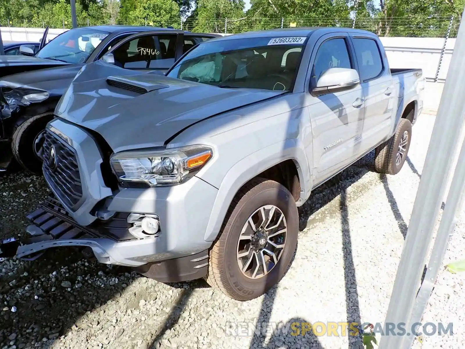 2 Photograph of a damaged car 5TFAZ5CN8MX118356 TOYOTA TACOMA 2021