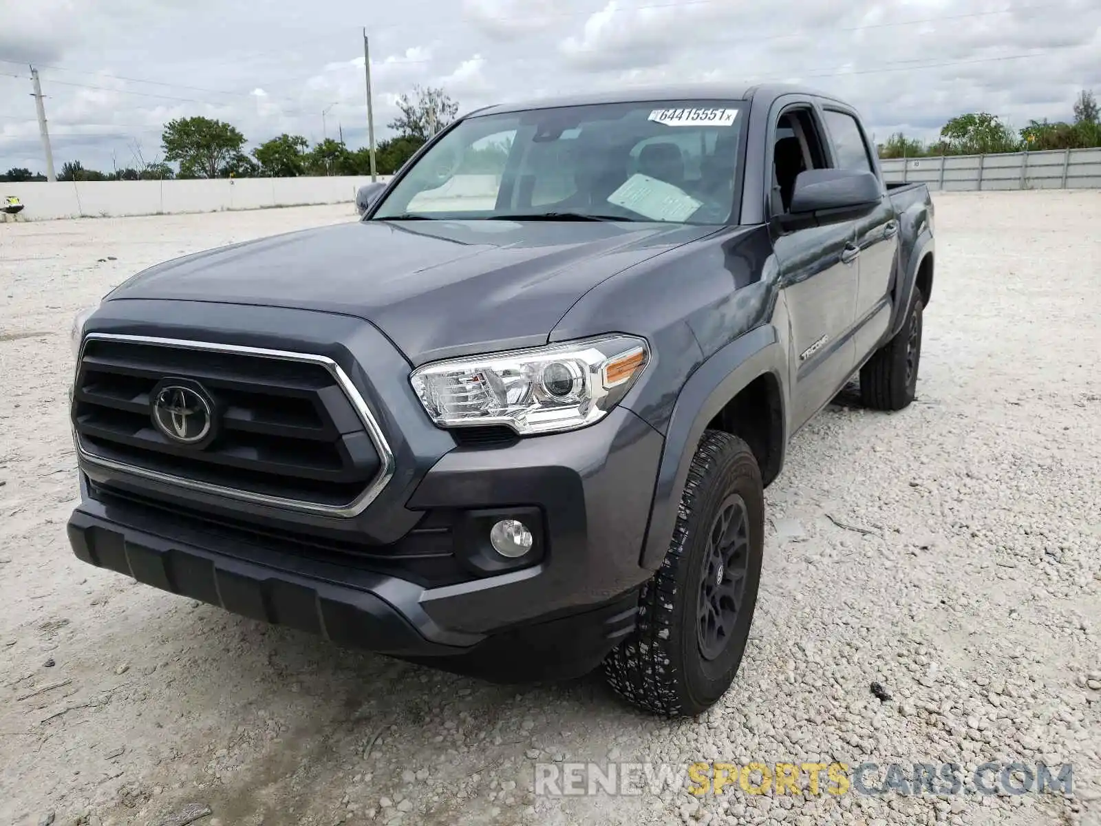 2 Photograph of a damaged car 5TFAZ5CN9MX096819 TOYOTA TACOMA 2021