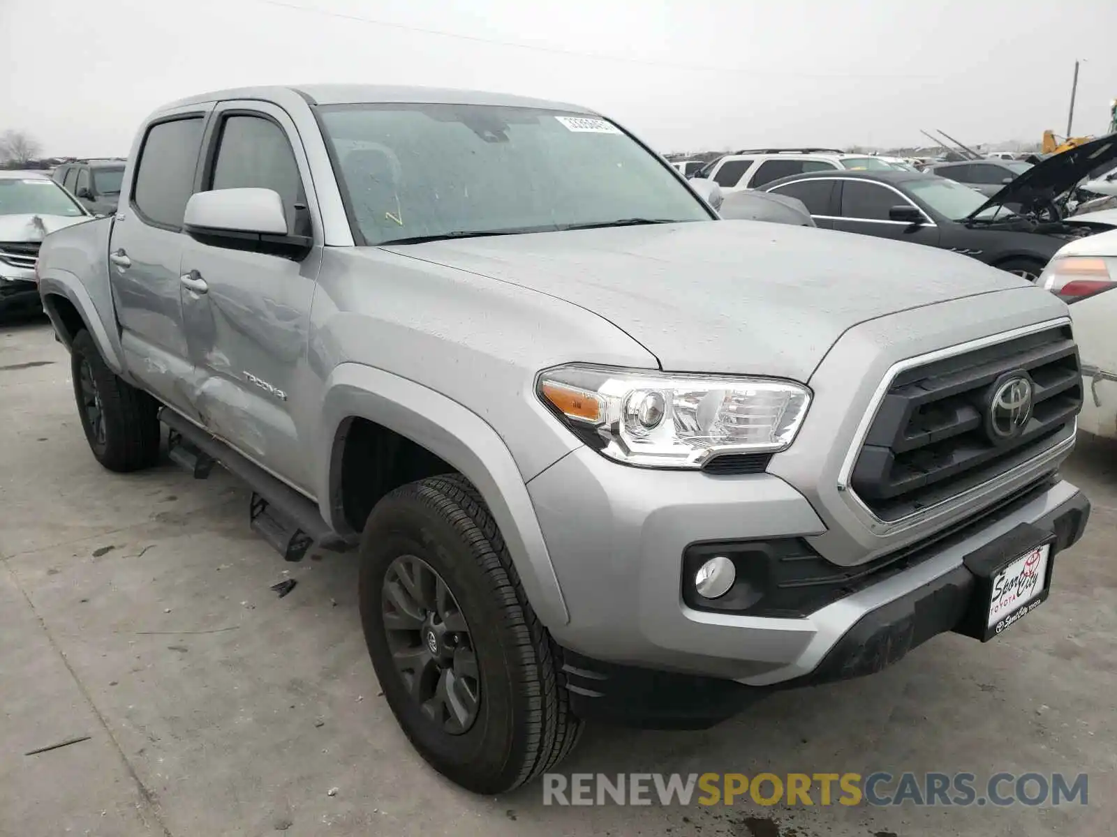 1 Photograph of a damaged car 5TFAZ5CN9MX099588 TOYOTA TACOMA 2021