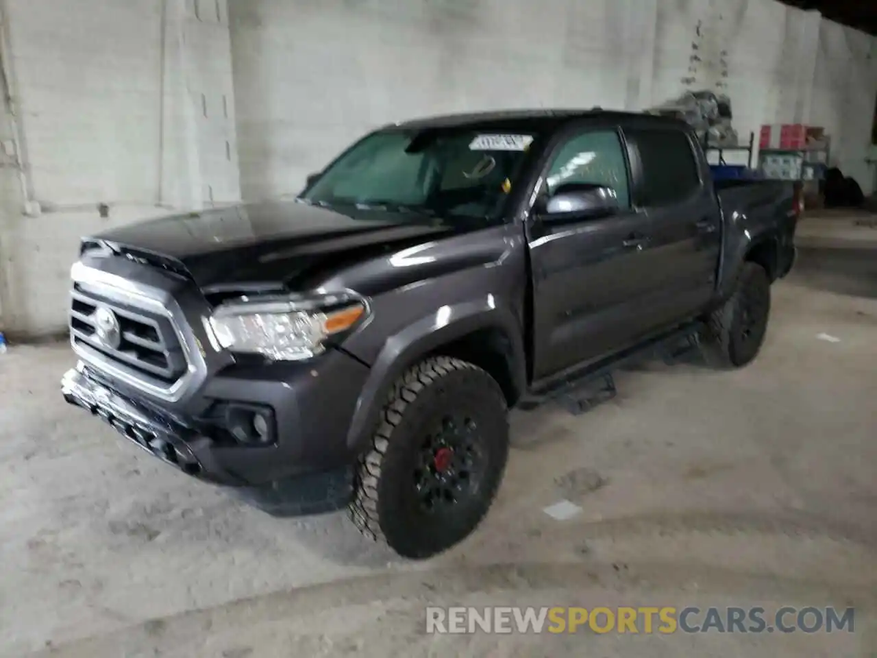 2 Photograph of a damaged car 5TFAZ5CN9MX099610 TOYOTA TACOMA 2021