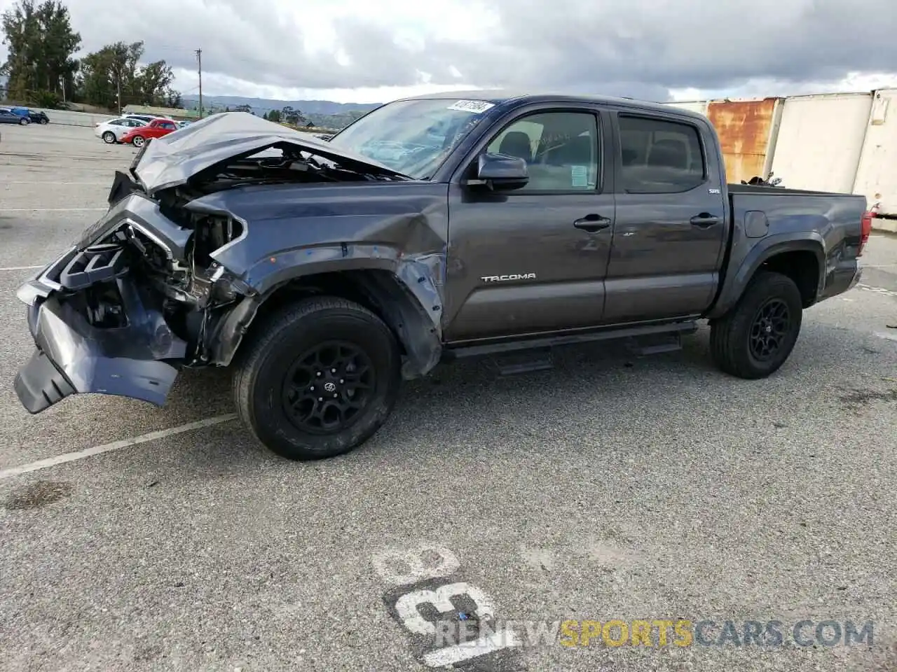 1 Photograph of a damaged car 5TFAZ5CN9MX105695 TOYOTA TACOMA 2021