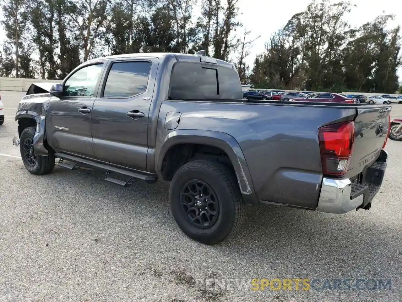 2 Photograph of a damaged car 5TFAZ5CN9MX105695 TOYOTA TACOMA 2021