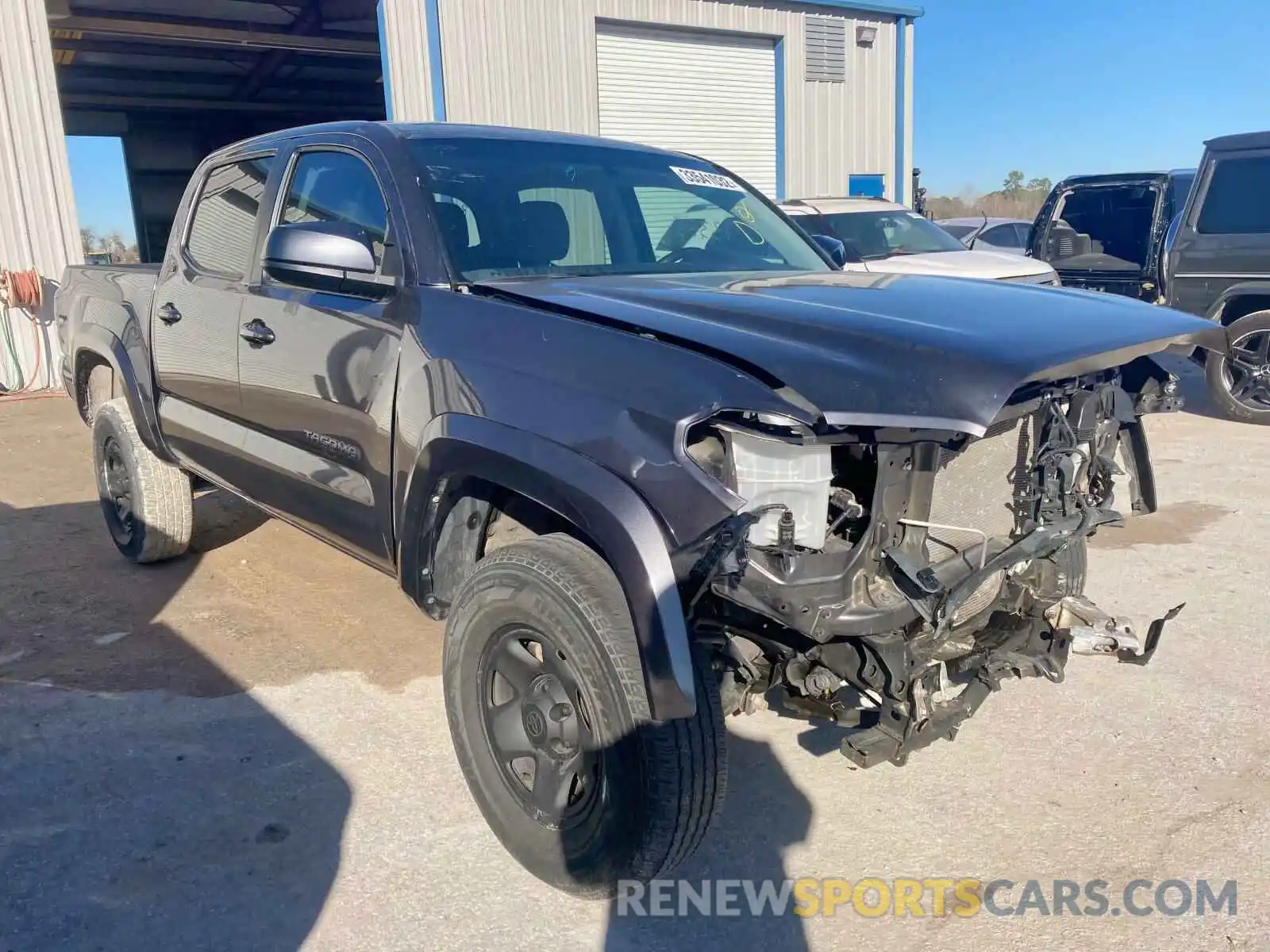 1 Photograph of a damaged car 5TFAZ5CN9MX105762 TOYOTA TACOMA 2021