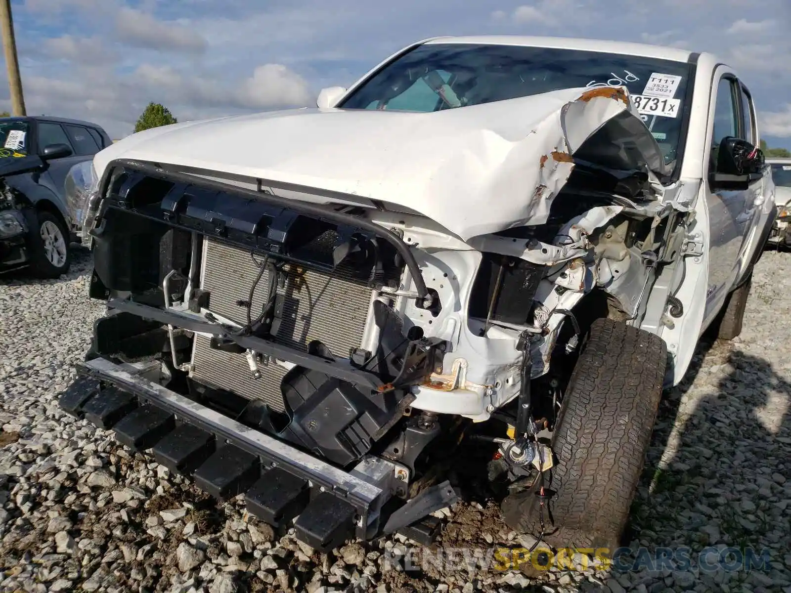 9 Photograph of a damaged car 5TFAZ5CN9MX109388 TOYOTA TACOMA 2021