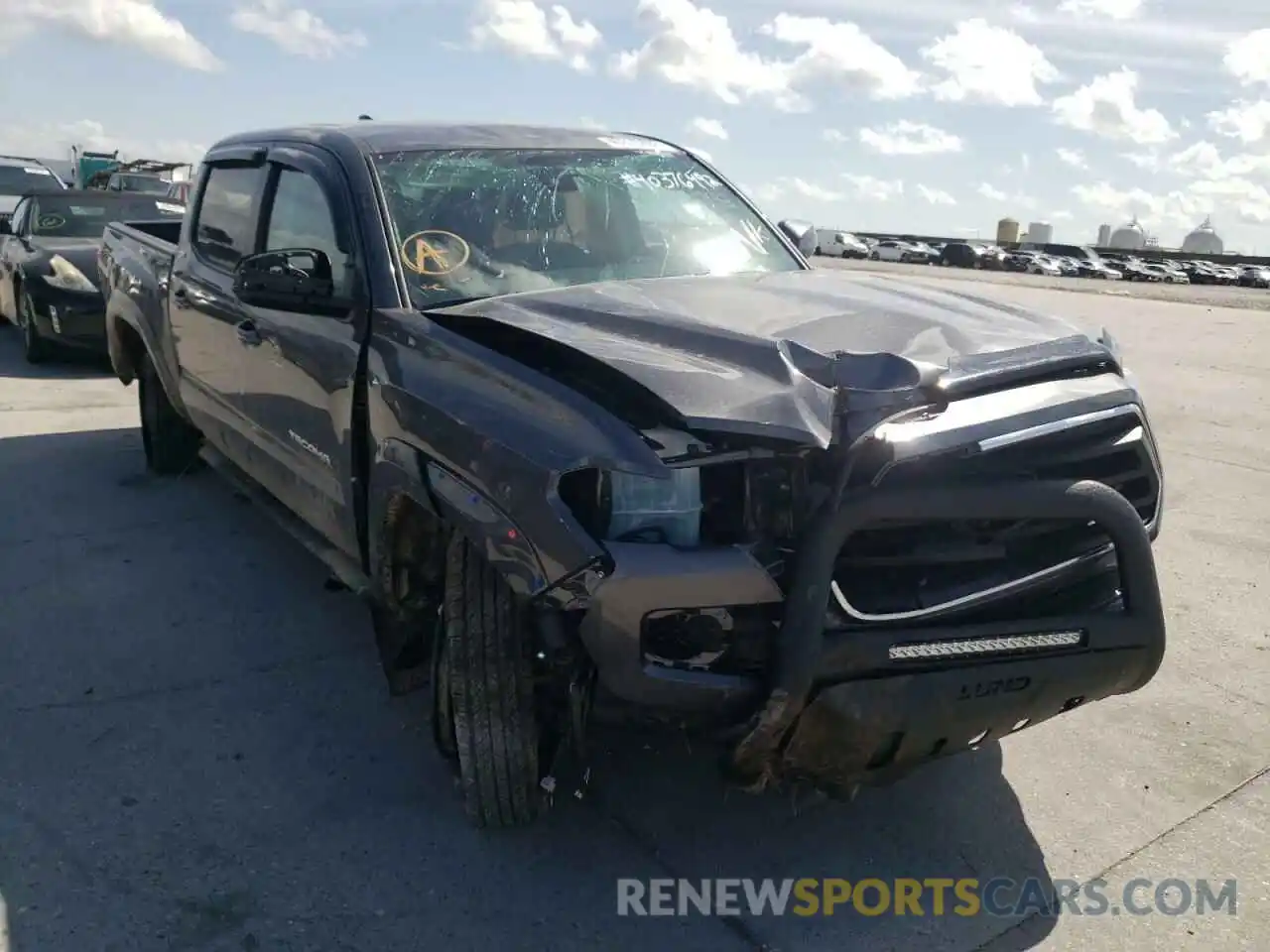 1 Photograph of a damaged car 5TFAZ5CN9MX116390 TOYOTA TACOMA 2021