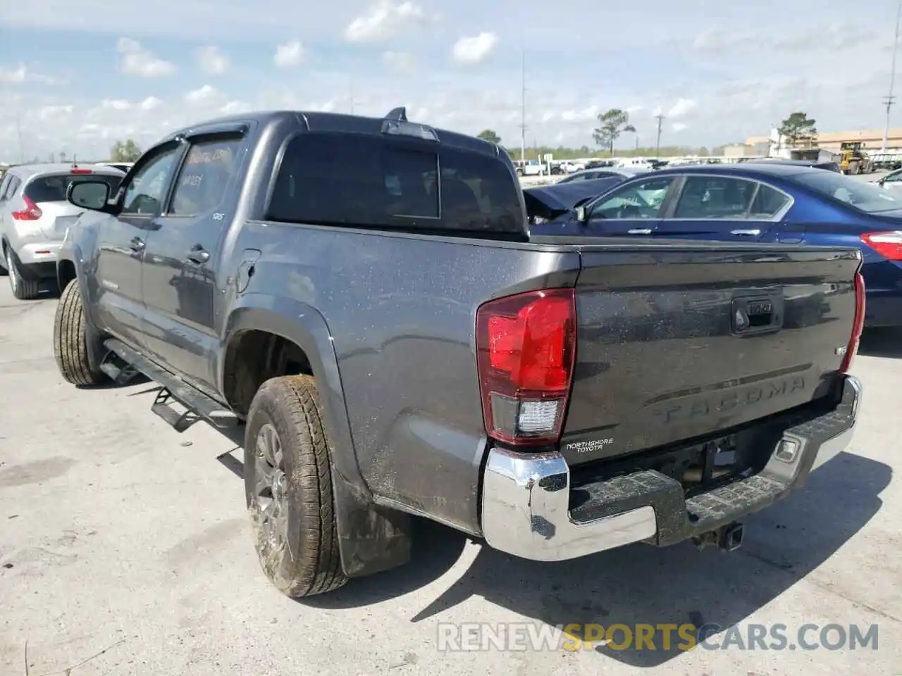 3 Photograph of a damaged car 5TFAZ5CN9MX116390 TOYOTA TACOMA 2021