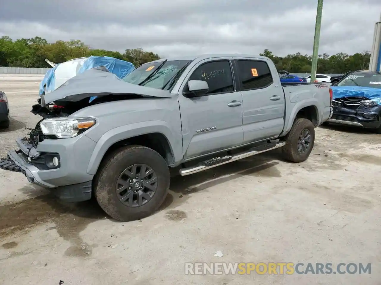 1 Photograph of a damaged car 5TFAZ5CNXMX095808 TOYOTA TACOMA 2021