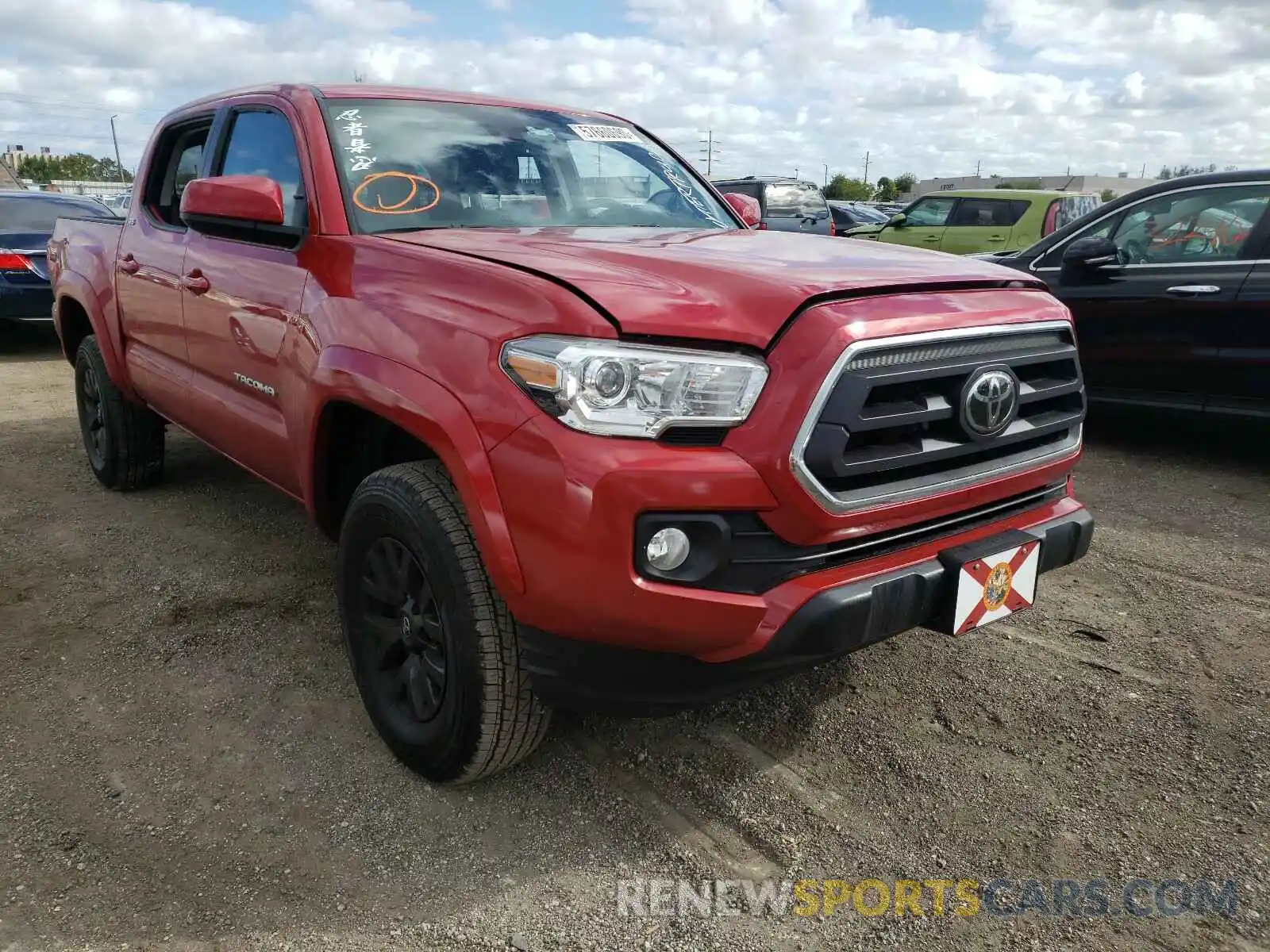 1 Photograph of a damaged car 5TFAZ5CNXMX096179 TOYOTA TACOMA 2021