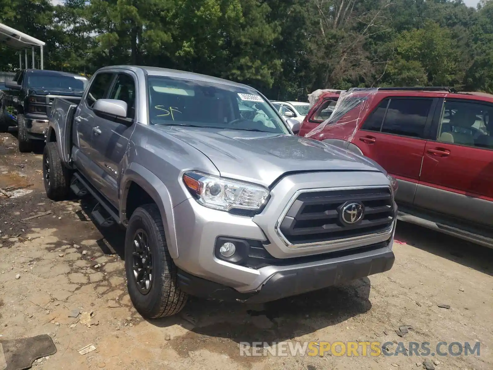 1 Photograph of a damaged car 5TFAZ5CNXMX103485 TOYOTA TACOMA 2021